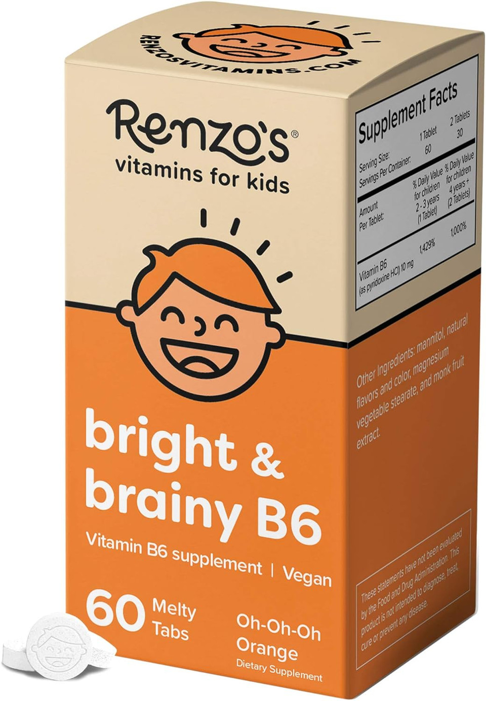 Renzo'S Vitamins Back To School Bundle - Bright & Brainy Vitamin B6, Picky Eater Kids Multivitamin, And Kids Vitamin C With Elderberry & Zinc For Immune Support