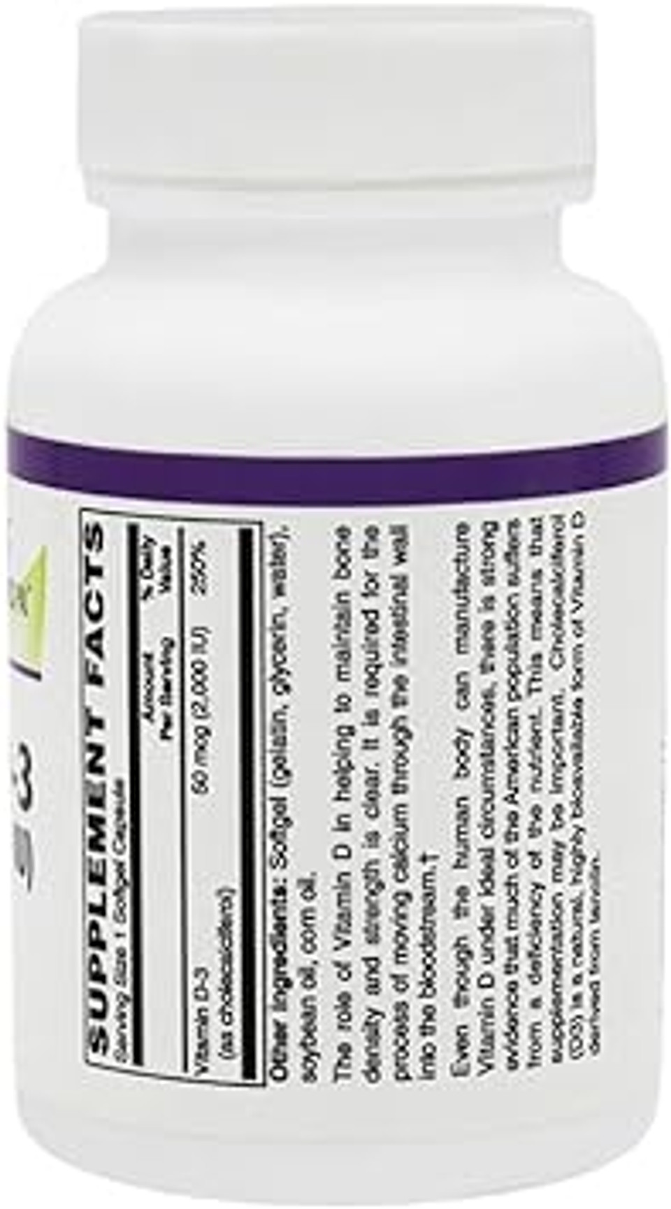 Bariatricpal Vitamin D-3 50Mcg (2,000 Iu) - Easy Swallow Vegetarian Softgels (100 Count)