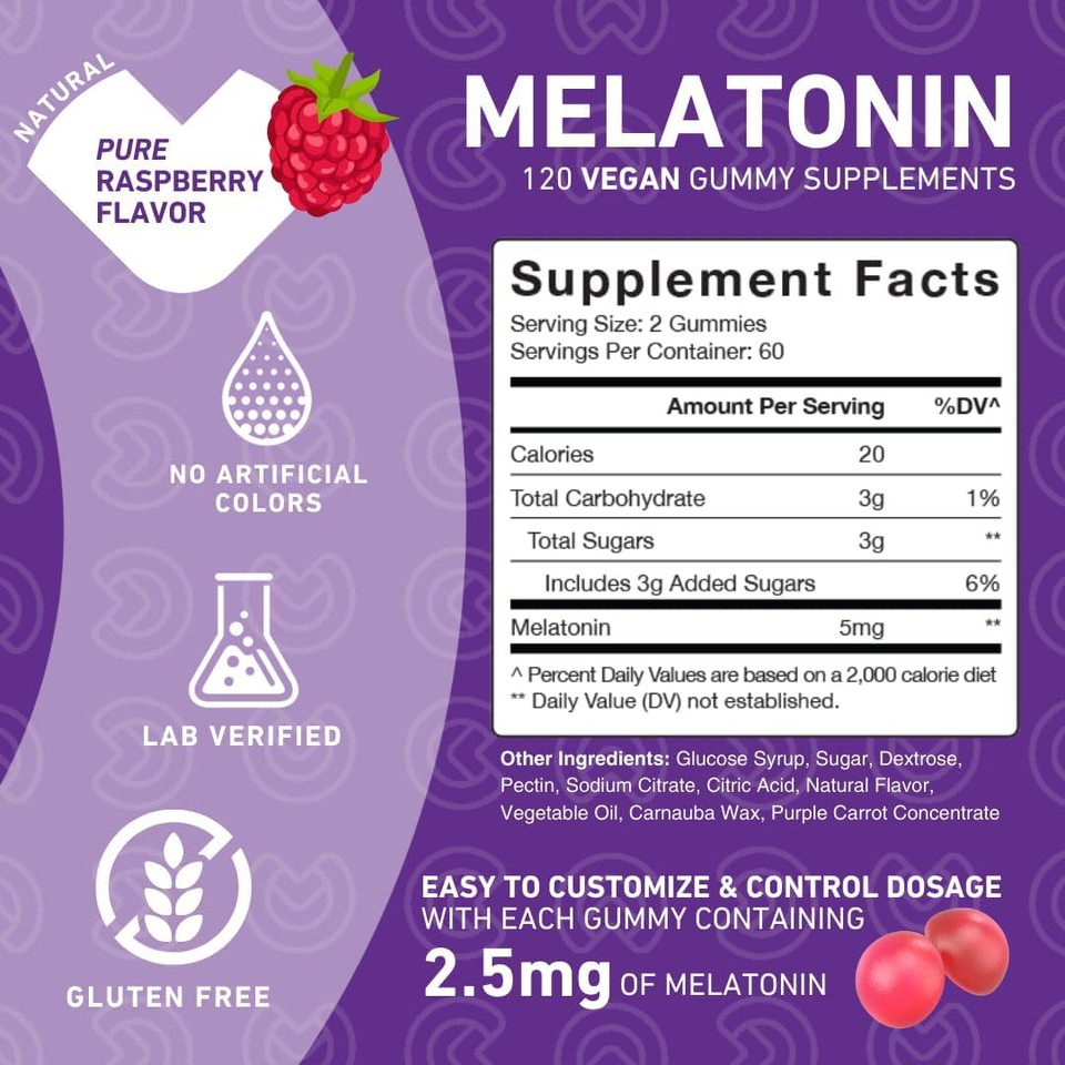 Vitamin D3 Gummies (Pack Of 2) And Melatonin Gummies Bundle