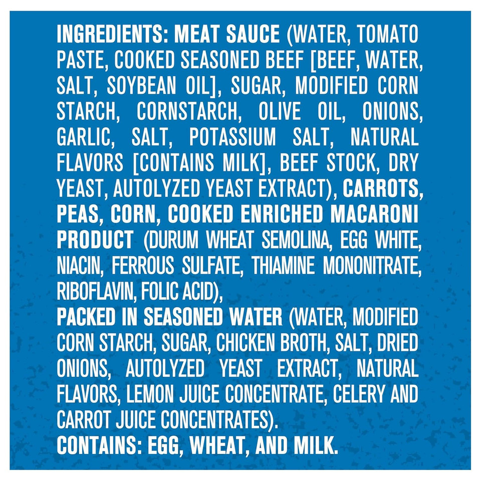 Gerber Mealtime For Toddler Pasta Stars In Meat Sauce With Side Of Mixed Veggies, 6.80 Ounce (Pack Of 8)