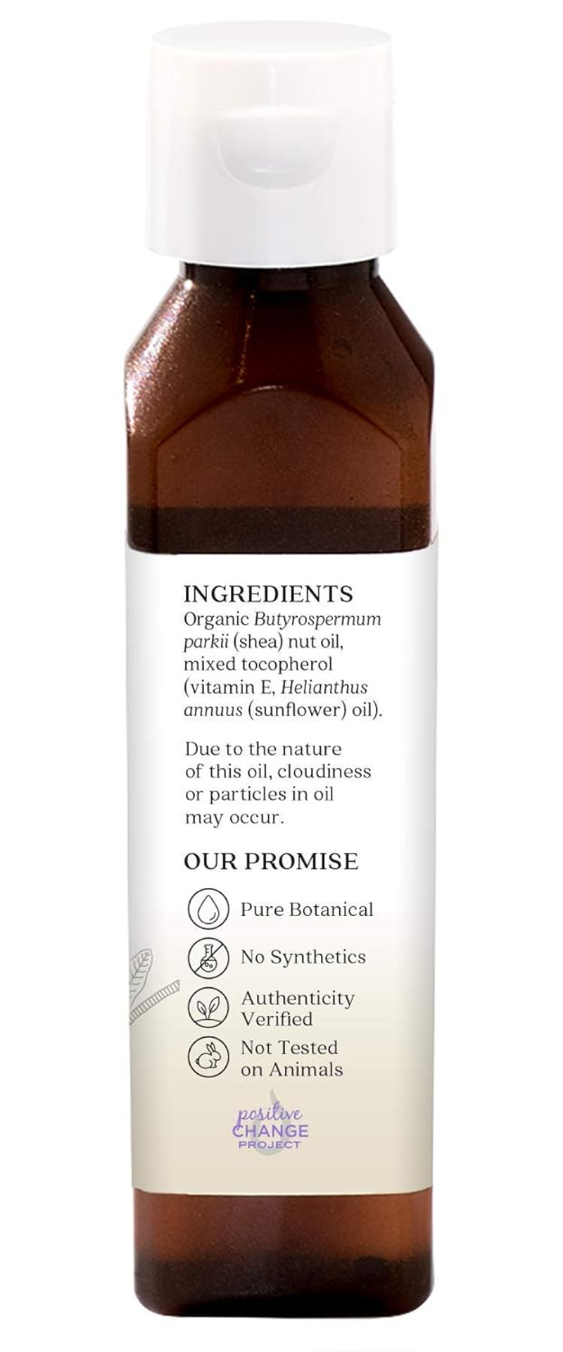 Aura Cacia Organic Nourishing Shea Nut Oil | Certified Organic | 4 Fl Oz