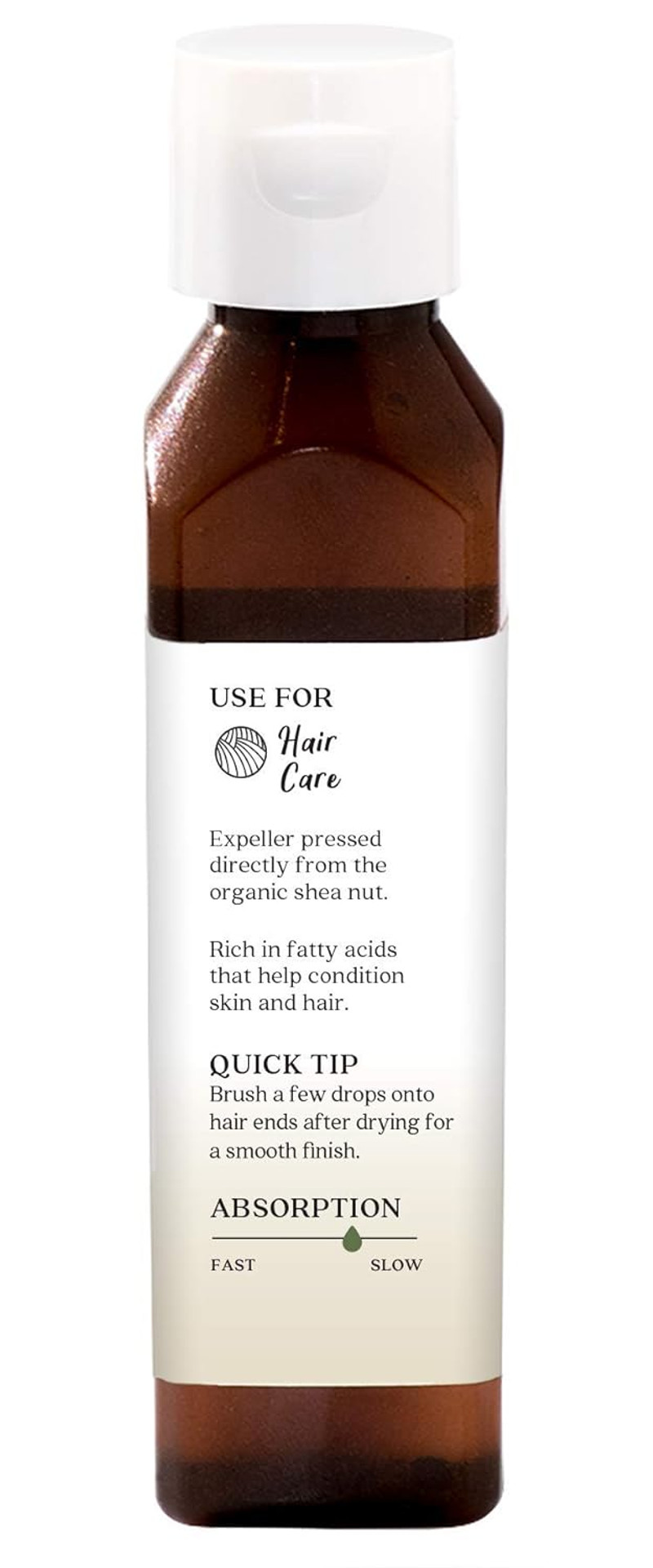 Aura Cacia Organic Nourishing Shea Nut Oil | Certified Organic | 4 Fl Oz