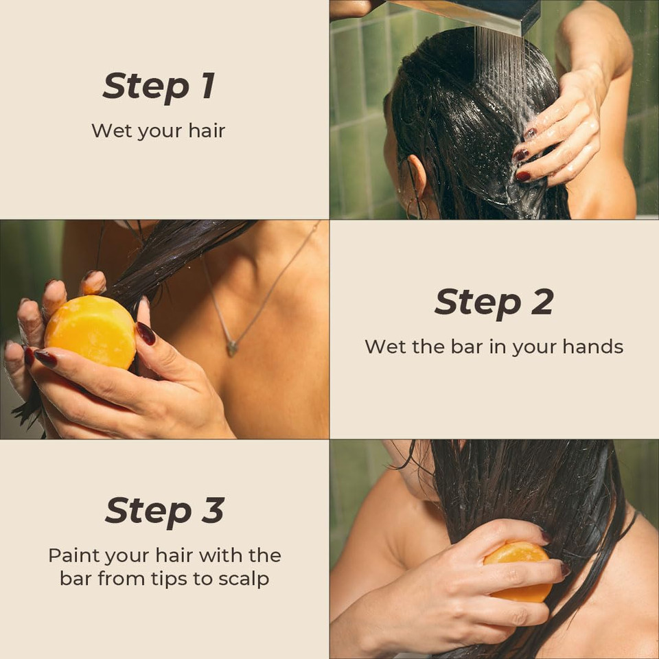 Conditioner Bar - Promote Hair Growth, Strengthen & Moisturize All Hair Types - Paraben & Sulfate Free Formula With Natural Ingredients For Dry Hair (Fragrance Free, 1.8 Oz)