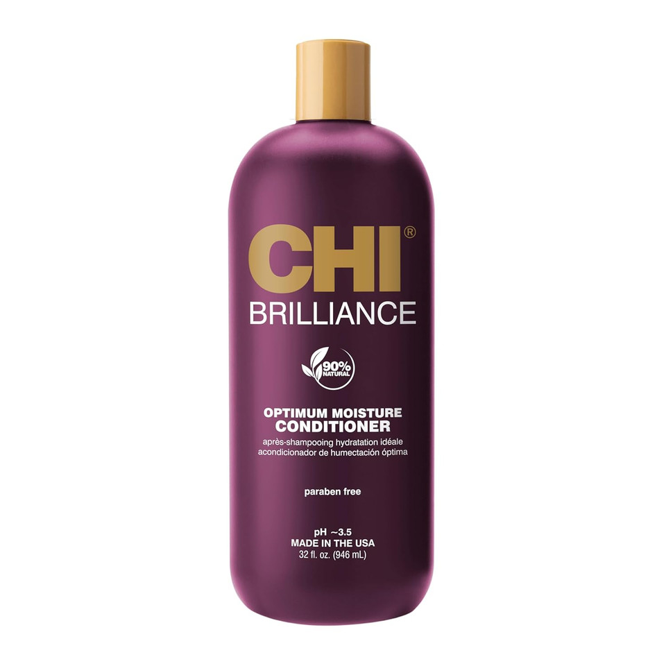 Chi Deep Brilliance Olive & Monoi Optimum Moisture Conditioner 32 Oz