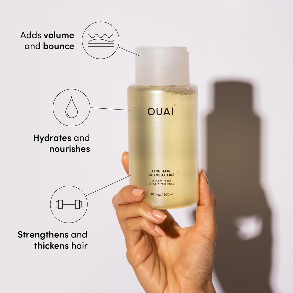 Ouai Thick Shampoo And Conditioner Set - Sulfate Free Shampoo And Conditioner For Thick Hair - Made With Keratin, Marshmallow Root, Shea Butter & Avocado Oil - Free Of Parabens & Phthalates (10 Fl Oz)