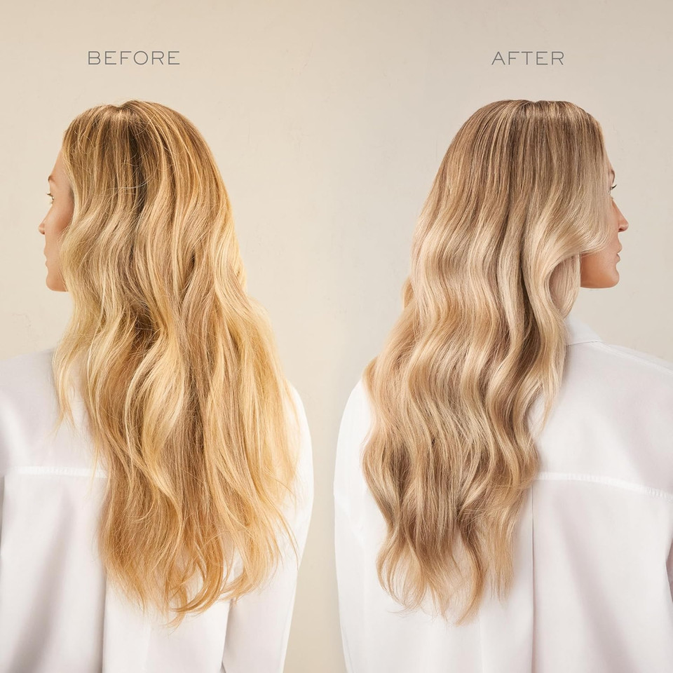 Kristin Ess Hair Purple Shampoo And Conditioner Set For Blonde, Brunette, Silver + Gray Hair, Anti Brass + Yellow Tones, Safe For Color Treated Hair, Sulfate Free Toning Shampoo Conditioner - 1 Liter