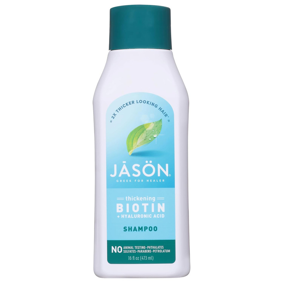 Jason Shampoo, Smoothing Grapeseed Oil & Sea Kelp, 16 Oz