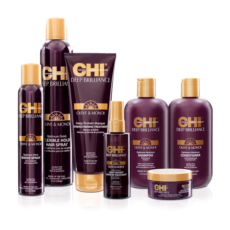 Chi Deep Brilliance Olive & Monoi Optimum Moisture Shampoo 32 Oz
