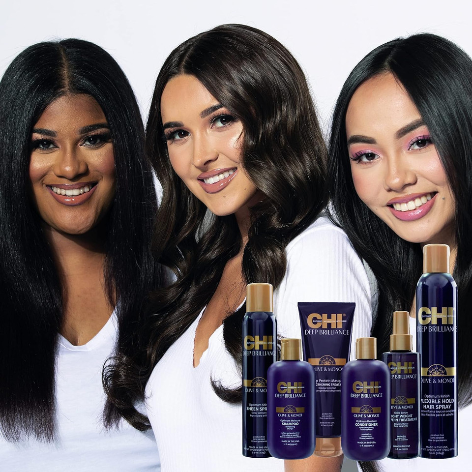 Chi Deep Brilliance Olive & Monoi Optimum Moisture Shampoo 32 Oz