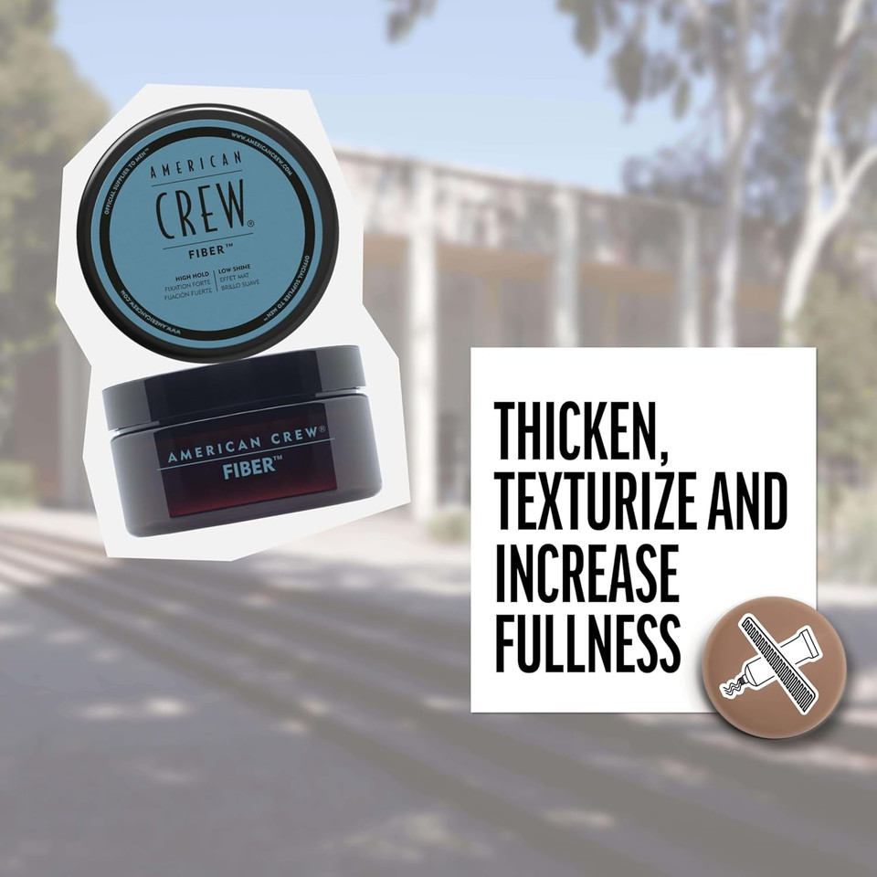 American Crew Men'S Hair Fiber, Like Hair Gel With High Hold & Low Shine, 3 Oz (Pack Of 1)