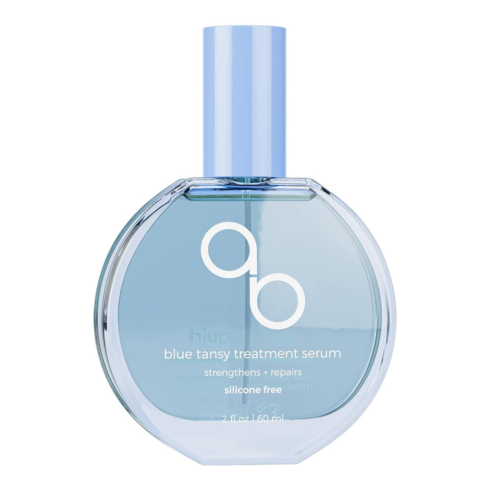 Adwoa Beauty Silicone Free Blue Tansy Treatment With Argan And Grapeseed Oils To Help Support Length Retention. Provides Heat Protection Up To 375º - 2 Oz