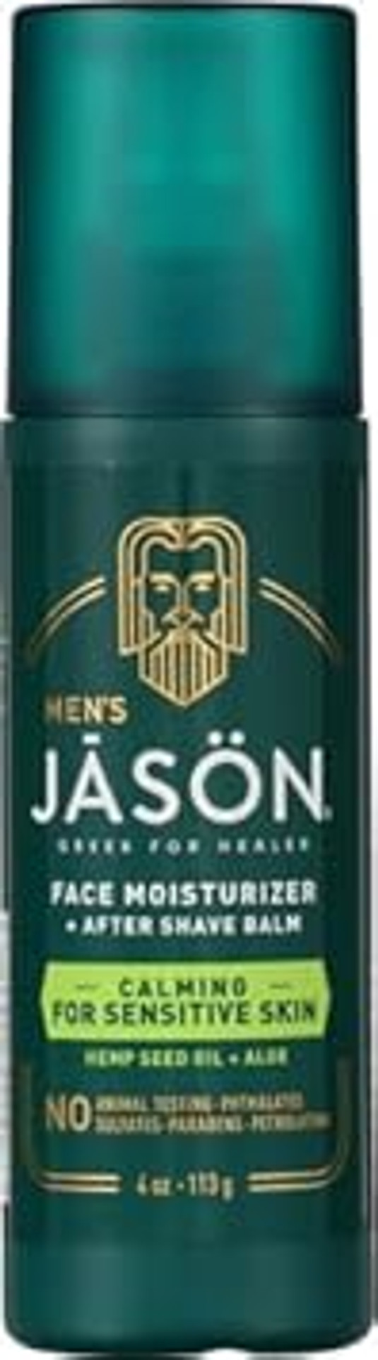 Jason Men'S Calming Lotion And Aftershave Balm, 4 Oz