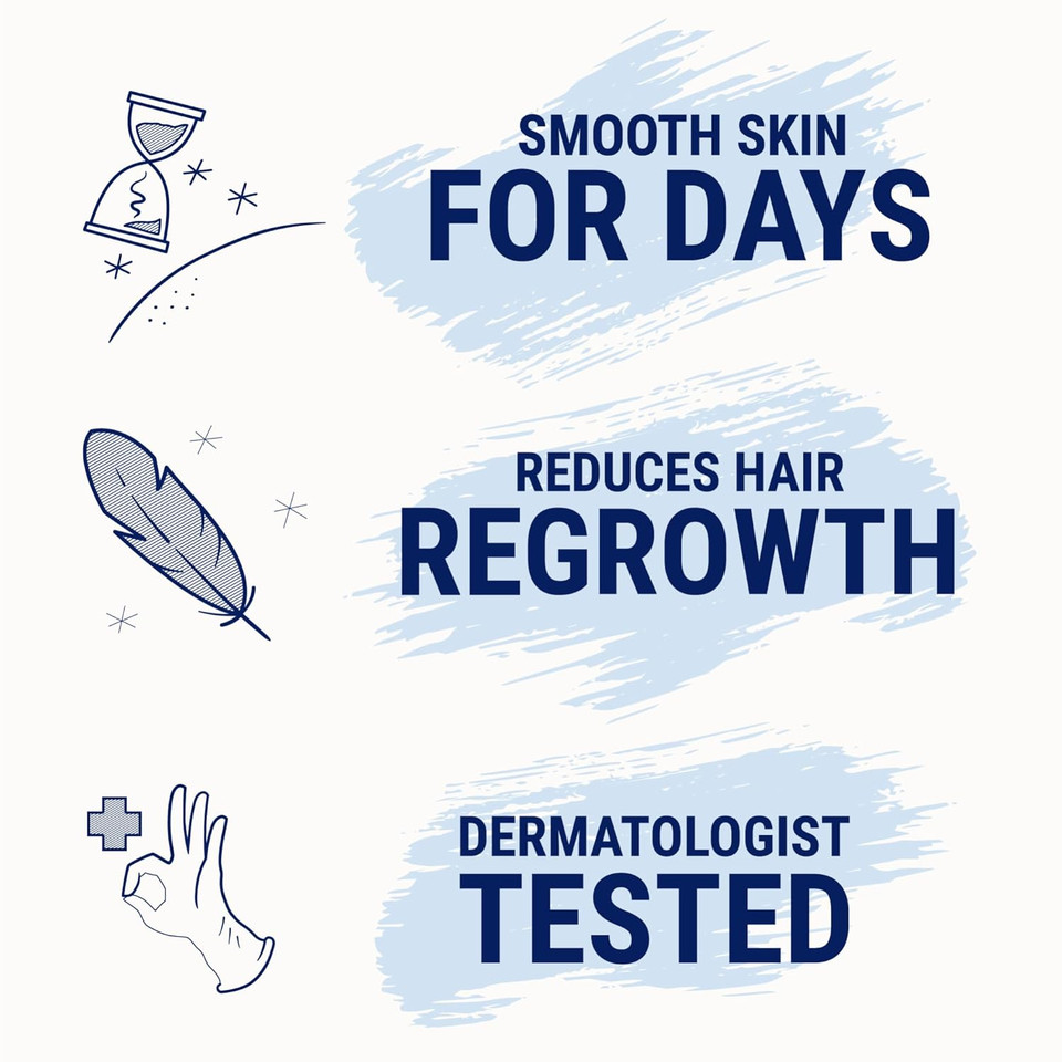 Nair Sensitive Hair Remover Wax Ready Strips, Legs And Body Hair Removal Wax Strips, 40 Count