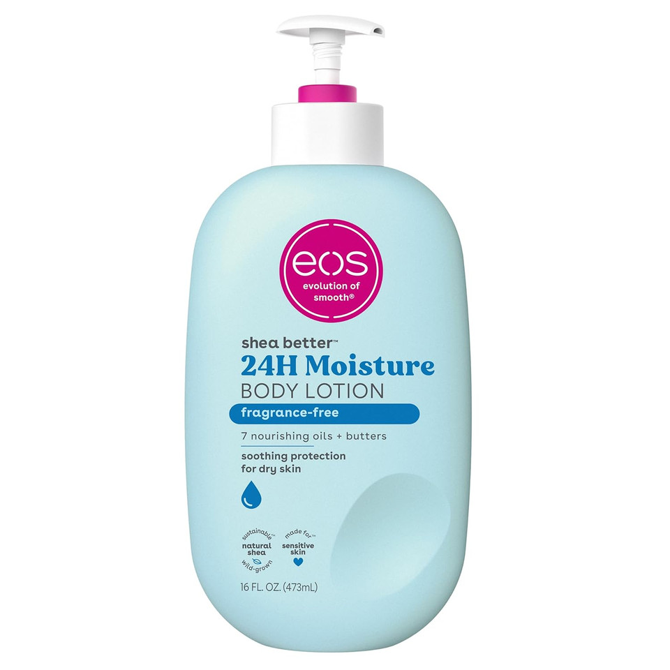 Eos Shea Better Body Lotion- Fragrance Free, 24-Hour Hydration Skin Care, 16 Fl Oz Eos Shea Better Body Lotion- Fragrance Free, 24-Hour Hydration Skin Care, 16 Fl Oz