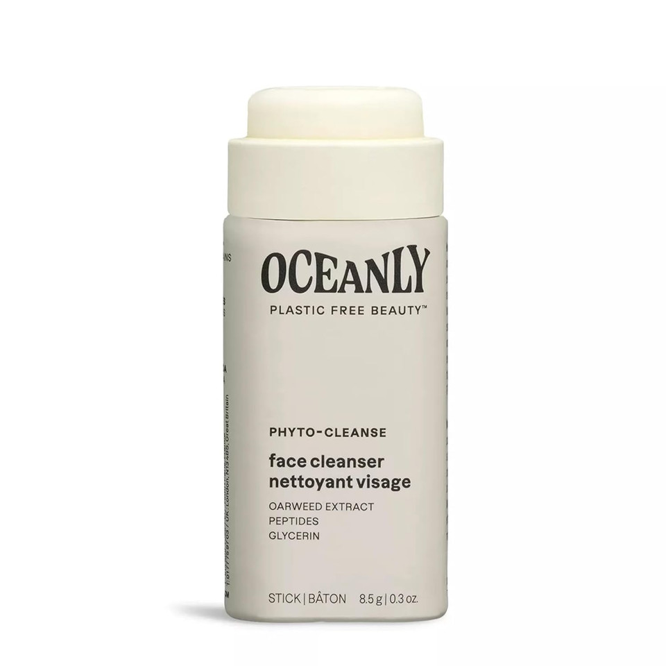 Attitude Oceanly Face Cleanser Stick, Ewg Verified, Plastic-Free, Plant And Mineral-Based Ingredients, Vegan And Cruelty-Free Beauty Products, Phyto Cleanse, Unscented, 0.3 Ounce Attitude Oceanly Face Cleanser Stick, Ewg Verified, Plastic-Free, Plant And Mineral-Based Ingredients, Vegan And Cruelty-Free Beauty Products, Phyto Cleanse, Unscented, 0.3 Ounce