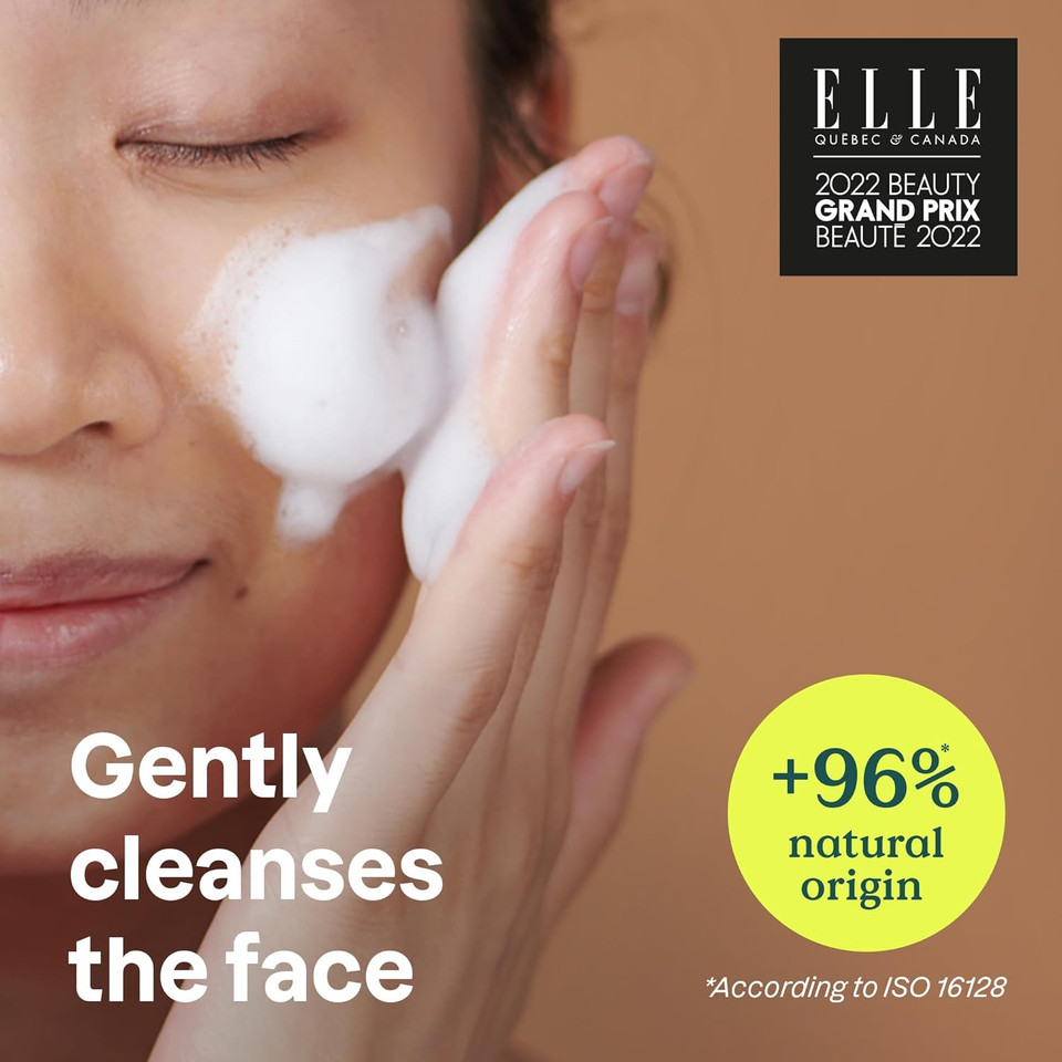 Attitude Micellar Foaming Facial Cleanser, Ewg Verified, Dermatologically Tested, Plant And Mineral-Based, Vegan, White Tea Leaves, 5 Fl Oz (Pack Of 6)