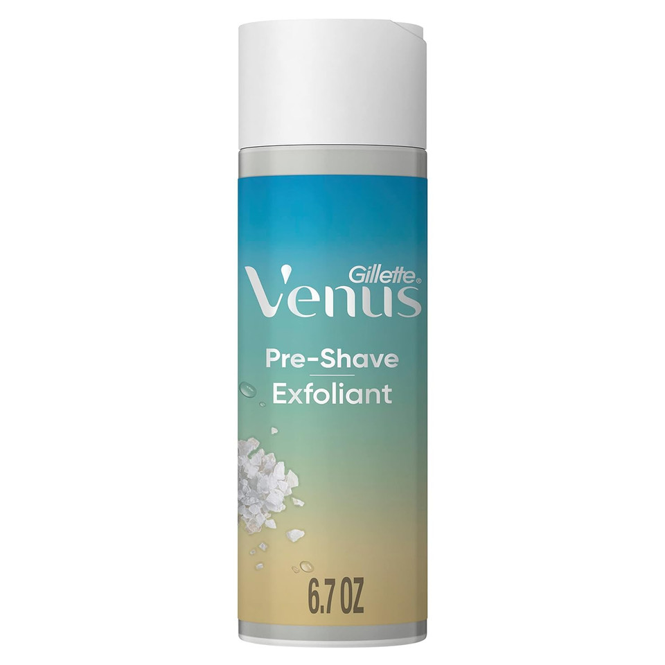 Gillette Venus Women'S Exfoliant Scrub, Pre-Shave Sea Salt Exfoliant Scrub  6.7 Oz