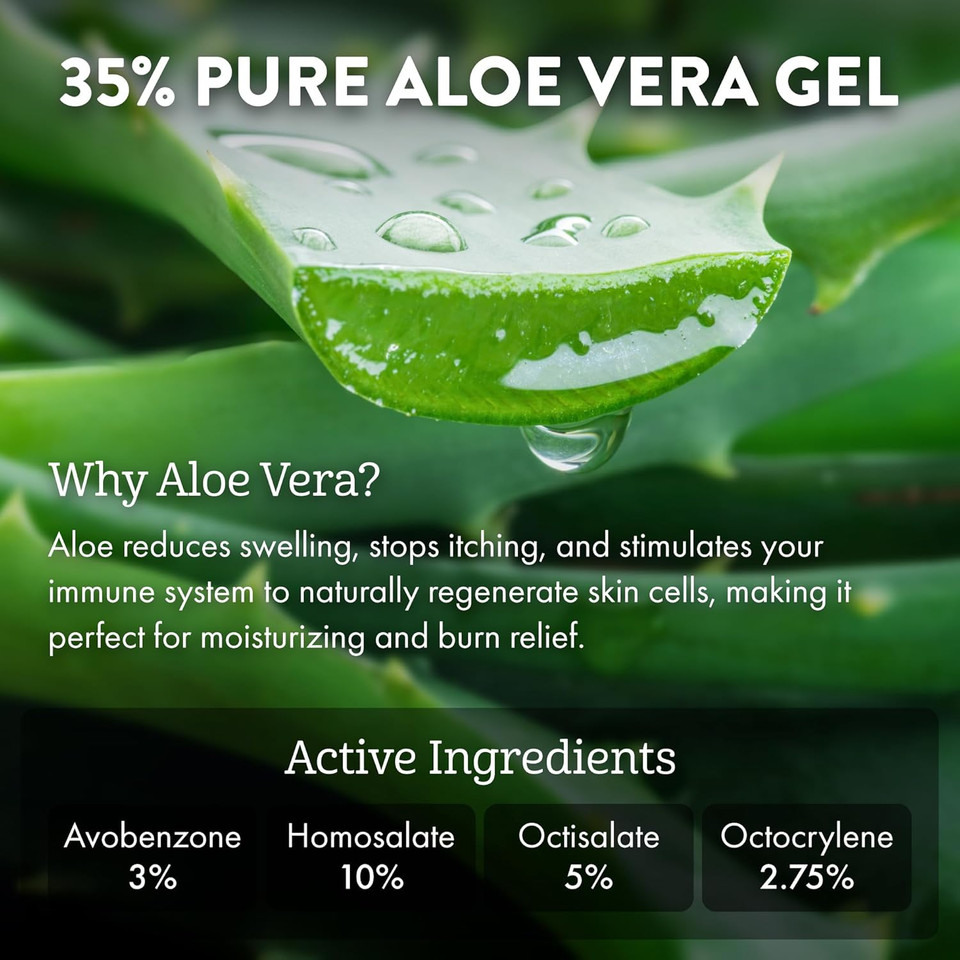 Aloe Up Sport Sunscreen Lotion Spf 30 - Broad Spectrum Uva/Uvb Sunscreen Protector For Face And Body With Hydrating Aloe Vera Gel Non-Greasy No White Cast Reef Safe Fragrance-Free - 32 Oz Aloe Up Sport Sunscreen Lotion Spf 30 - Broad Spectrum Uva/Uvb Sunscreen Protector For Face And Body With Hydrating Aloe Vera Gel Non-Greasy No White Cast Reef Safe Fragrance-Free - 32 Oz