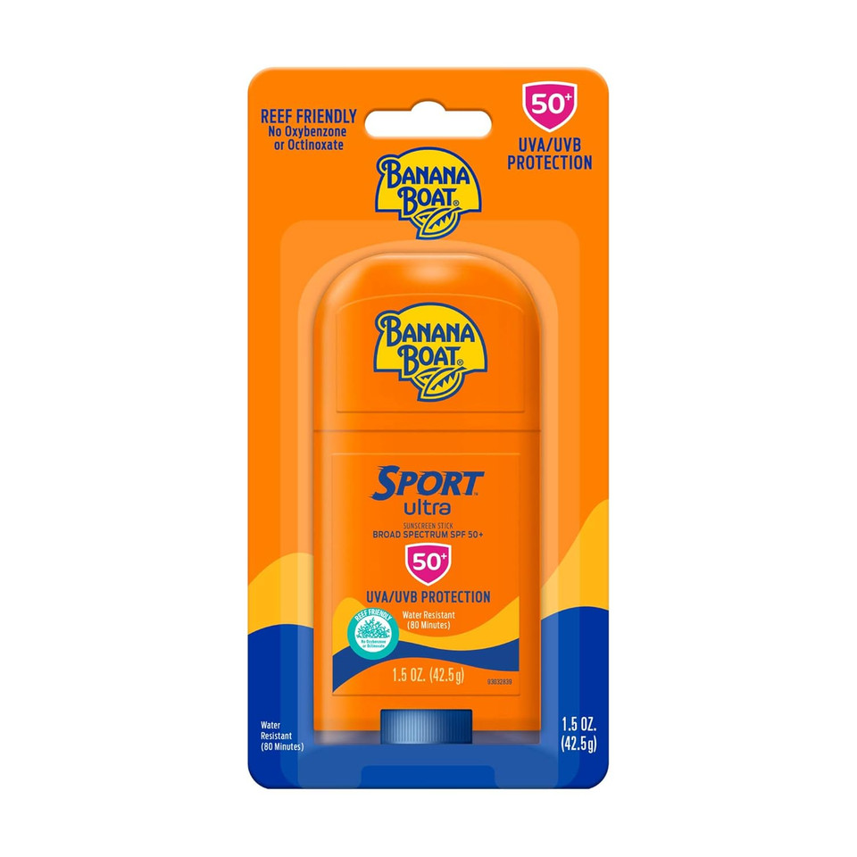 Banana Boat Sport Ultra, Reef Friendly, Broad Spectrum Sunscreen Stick, Spf 50, 1.5Oz