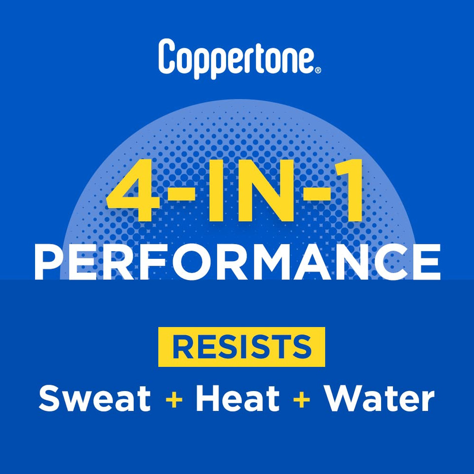 Coppertone Sport Sunscreen Spf 70 Lotion, Water Resistant Sunscreen, Body Sunscreen Lotion, 7 Fl Oz