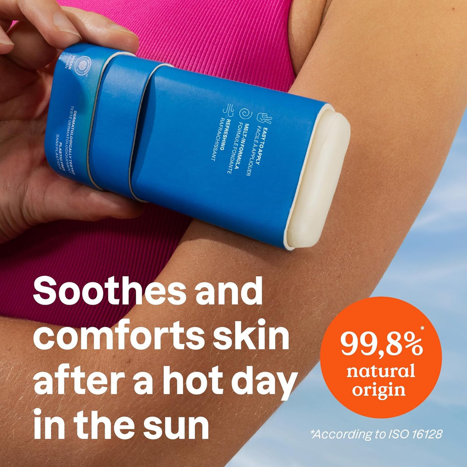 Bundle Of Attitude Mineral Sunscreen Stick With Zinc Oxide, Spf 30, Ewg Verified, Plastic-Free, Broad Spectrum Uva/Uvb Protection, Vegan, Orange Blossom + After Sun Care Stick, Mint And Cucumber