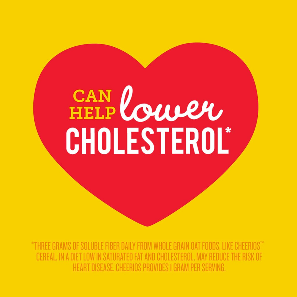 Cheerios Cereal, Limited Edition Happy Heart Shapes, Heart Healthy Cereal With Whole Grain Oats, Giant Size, 20 Oz