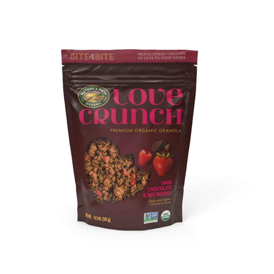 Love Crunch Nature'S Path Organic Love Crunch Premium Granola, Dark Chocolate & Red Berries, 11.5 Ounce (Pack Of 6)