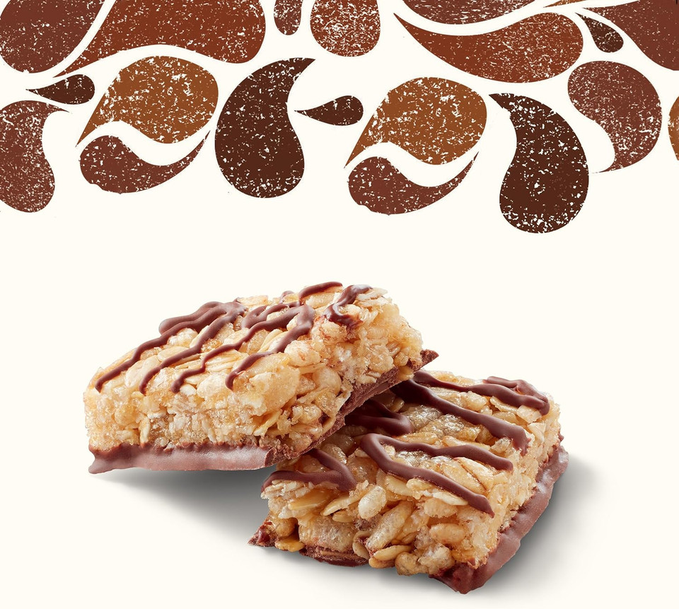 Cascadian Farm Chocolate Drizzle Granola Bars, Gluten Free, 5 Ct