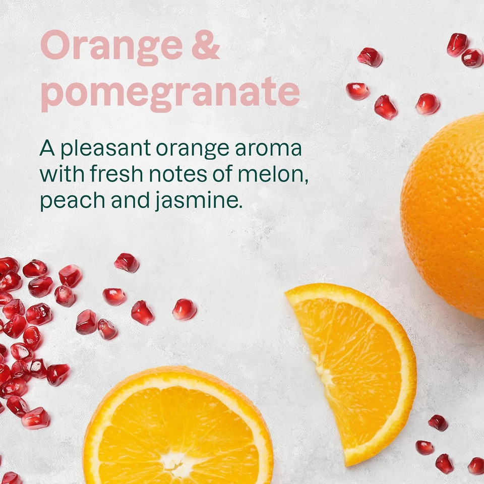 Attitude Baby Air Purifier, Activated Carbon Freshener, Odor Remover, Plant And Mineral-Based, Vegan, Orange And Pomegranate, 8 Ounces