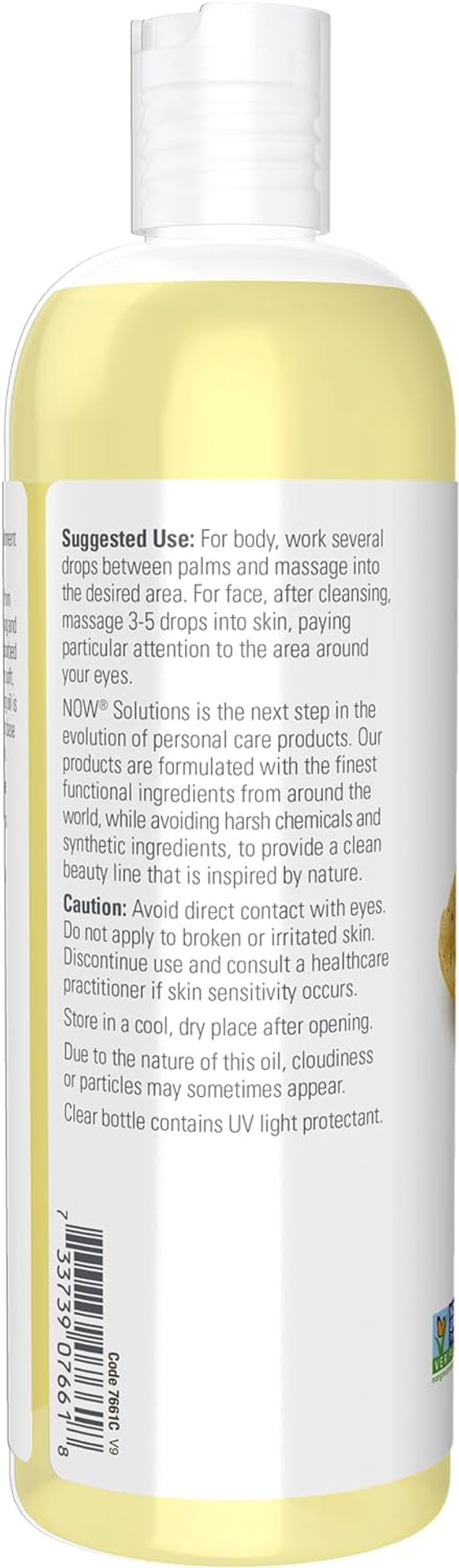 NOW Solutions, Sweet Almond Oil, 100% Pure Moisturizing Oil, Promotes Healthy-Looking Skin, Unscented Oil, 16-Ounce,Package may vary