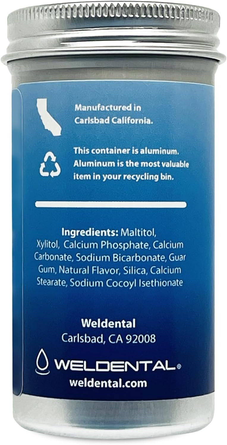 Chew Brush Smile Toothpaste Tablets 120 Count, Peppermint