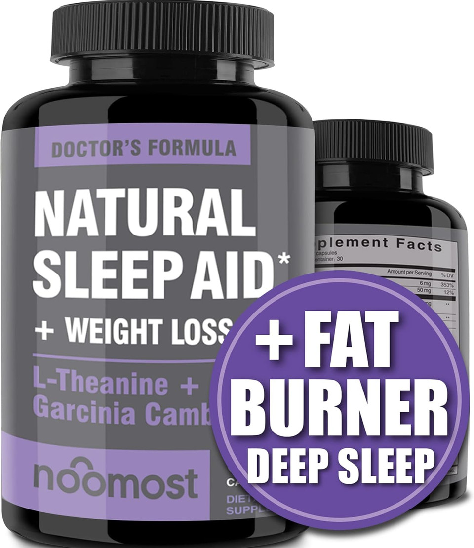 Natural Sleep Aids for Adults Extra Strength/Vegan Non-Habit-Forming Sleep Aid Pills for Deep Restful Sleep w/Energized Wake-up, 1-Month Supply