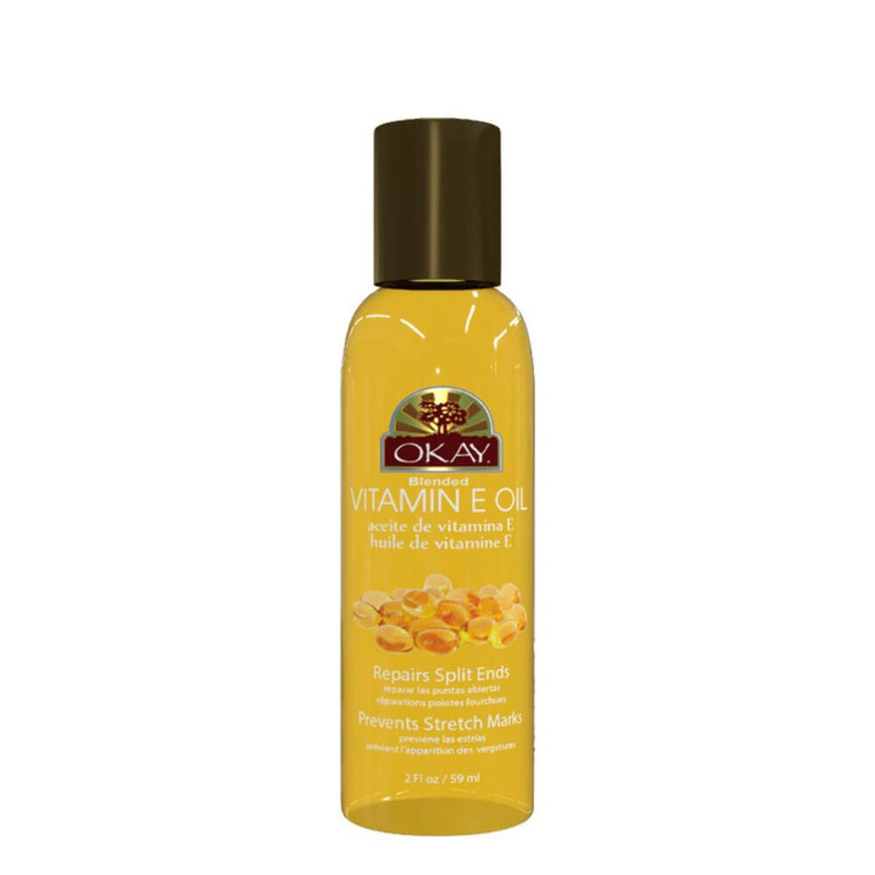 Okay Vitamin E Oil For Hair, Skin And Nail 2Oz / 59Ml