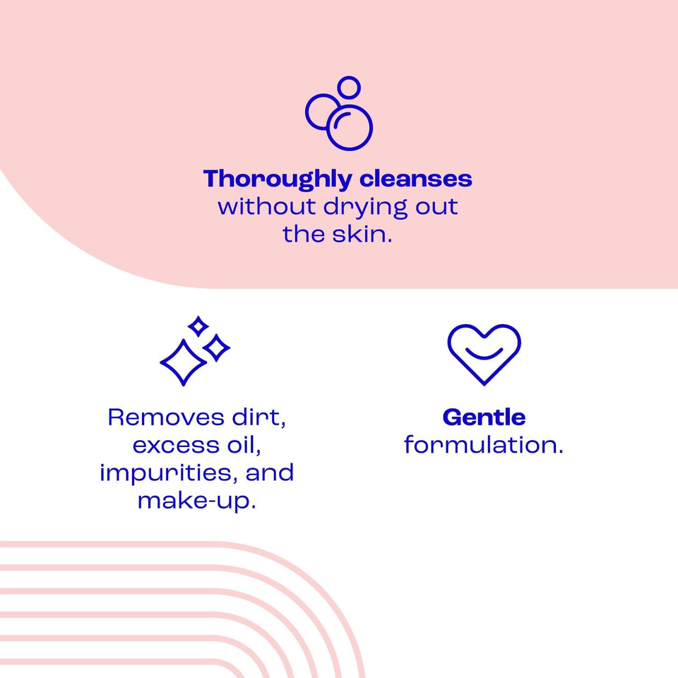 E45 Face Wash Foaming Cleanser  Daily Face Cleanser for Dry and Sensitive Skin  Gentle Facial Cleanser  Removes Excess Oil and Makeup for Clean, Soft Skin - Skin Care Facewash for Women & Mens Skin