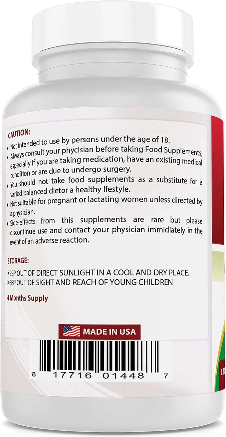 Best Naturals Grape Seed Extract 400 Mg Veggie Capsule, 120 Count