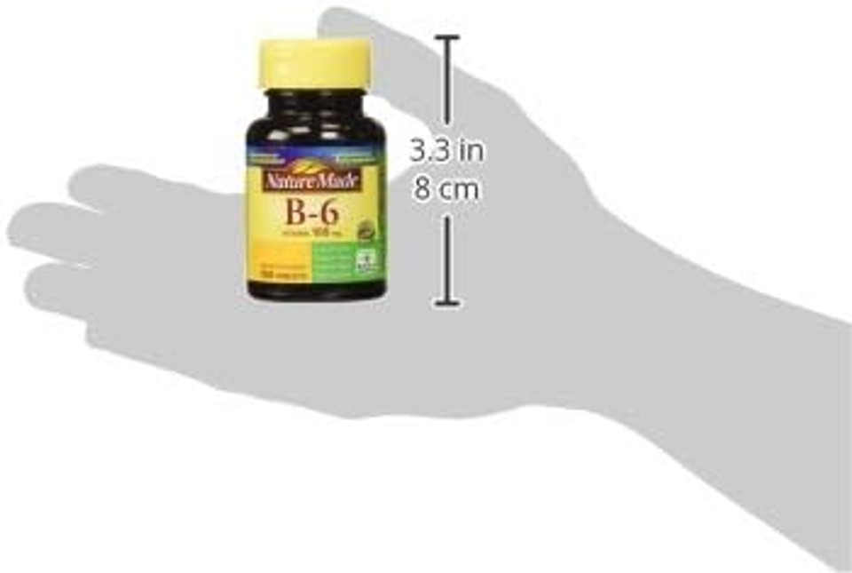 Nature Made Vitamin B-6 100 Mg, Tablets, 100-Count (Pack Of 2)