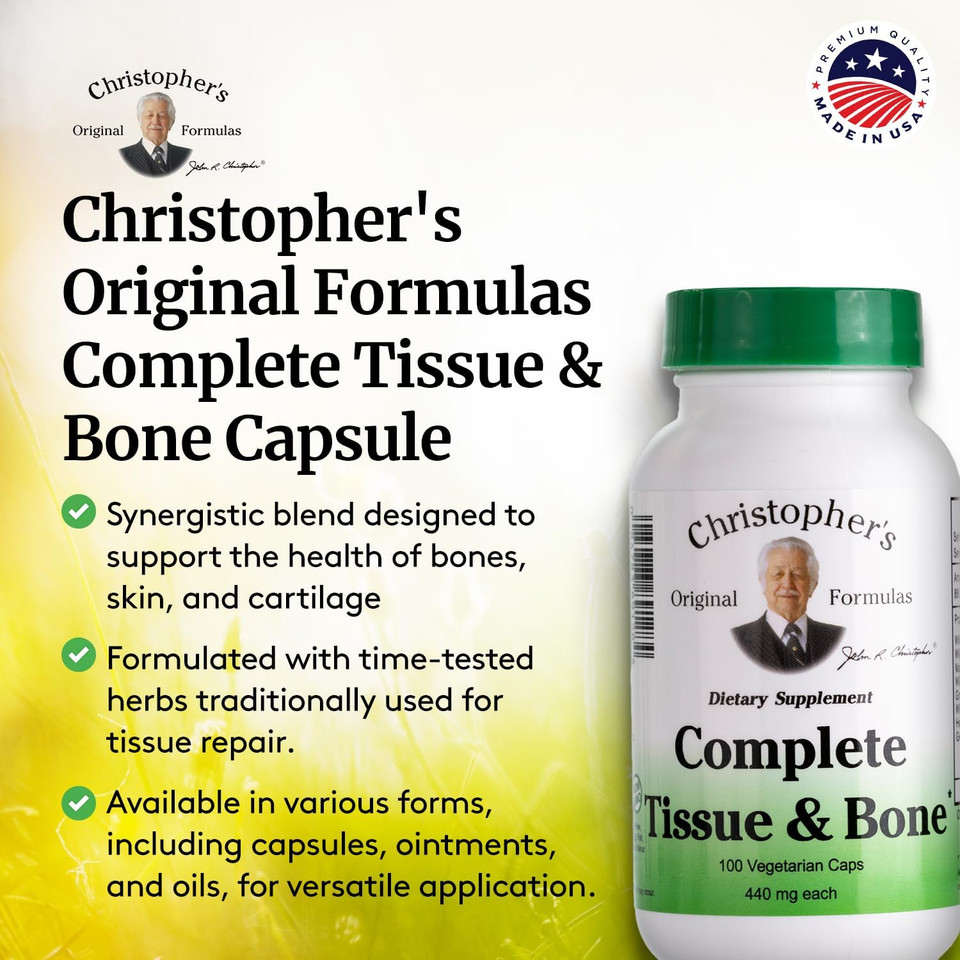 Complete Tissue And Bone Formula Dr. Christopher 100 Vcaps 440 Mg Each