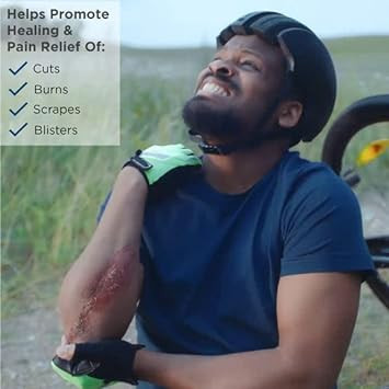 Curoxen First Aid Ointment - Pain Relief Ointment With Arnica, Topical Ointment For Cuts, Scrapes, And Burns, All-Natural & Organic Ingredients, First Aid Supplies, 0.5 Oz Vertical