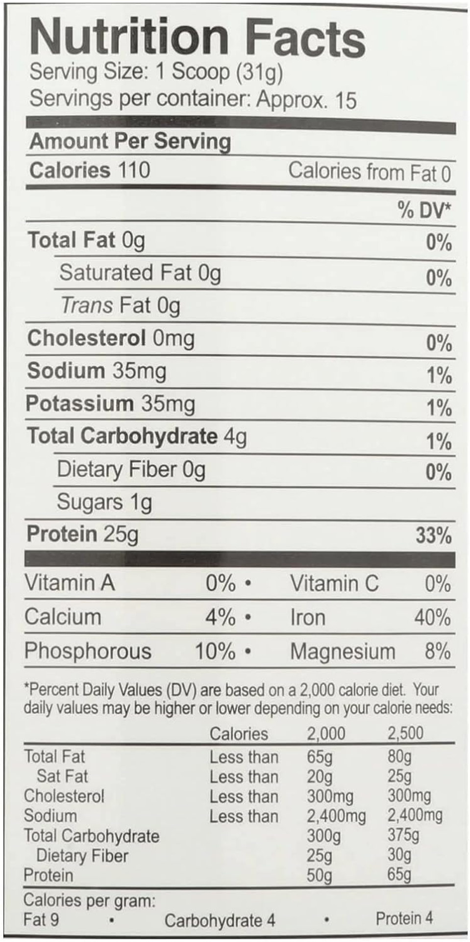 Growing Naturals Rice Protein Isolate Powder, Vanilla Blast, 465-Gram