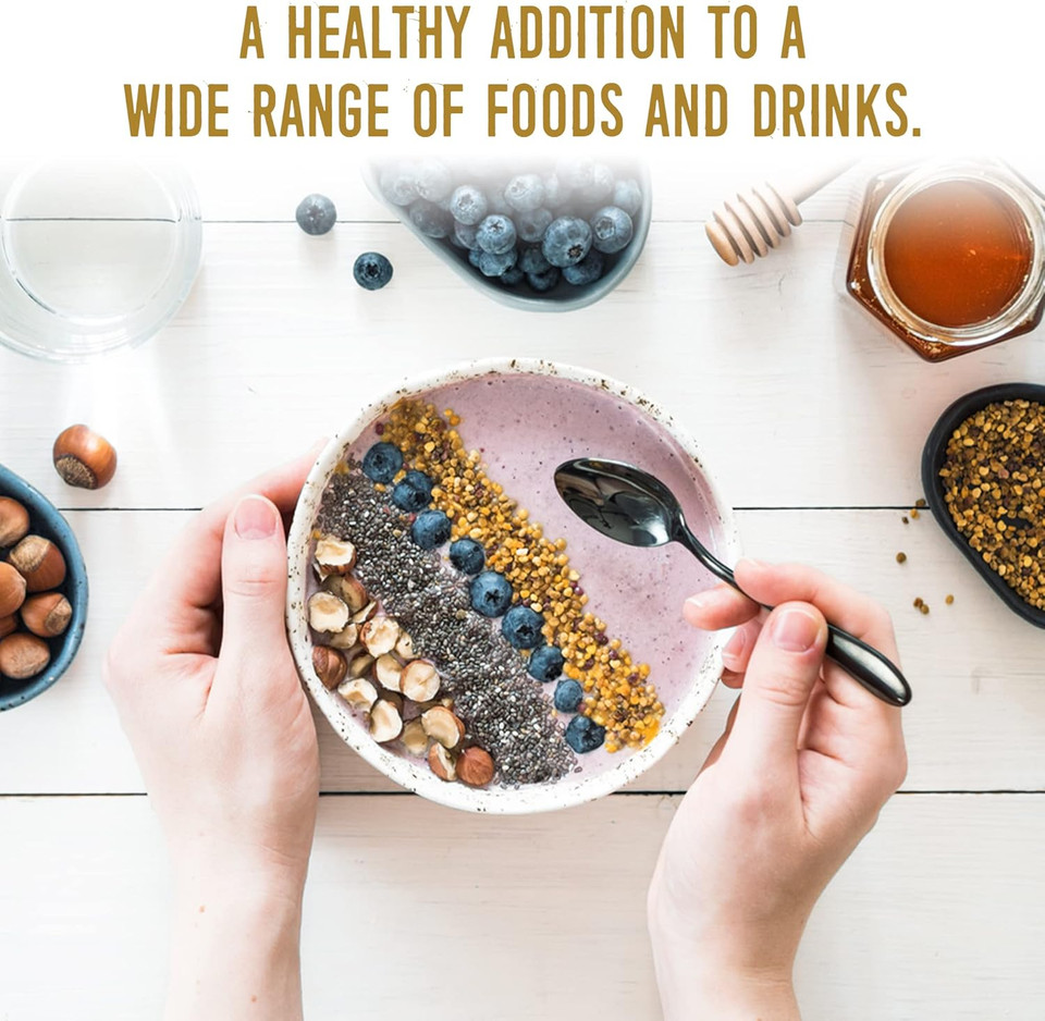 Alovitox Bee Pollen Granules 16 Oz | 100% Pure, Fresh Raw Bee Pollen | Superfood Packed Bee Pollen With Antioxidant, Protein, Vitamins & More | Nutritional Yeast & Gluten Free