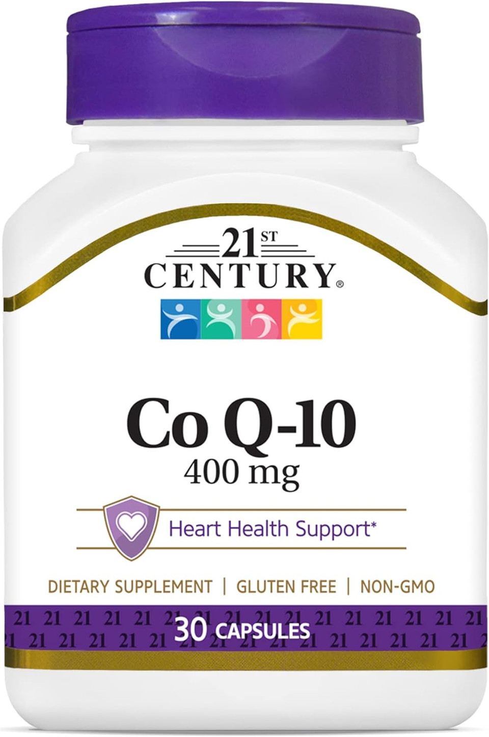 21St Century Co Q10 400 Mg Veg Capsules, 30 Count