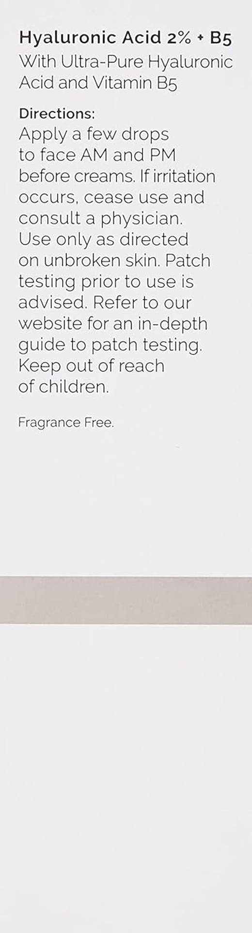 The Ordinary Hyaluronic Acid 2% + B5 Liquid 30Ml, 1 Fl Oz (Pack Of 1)