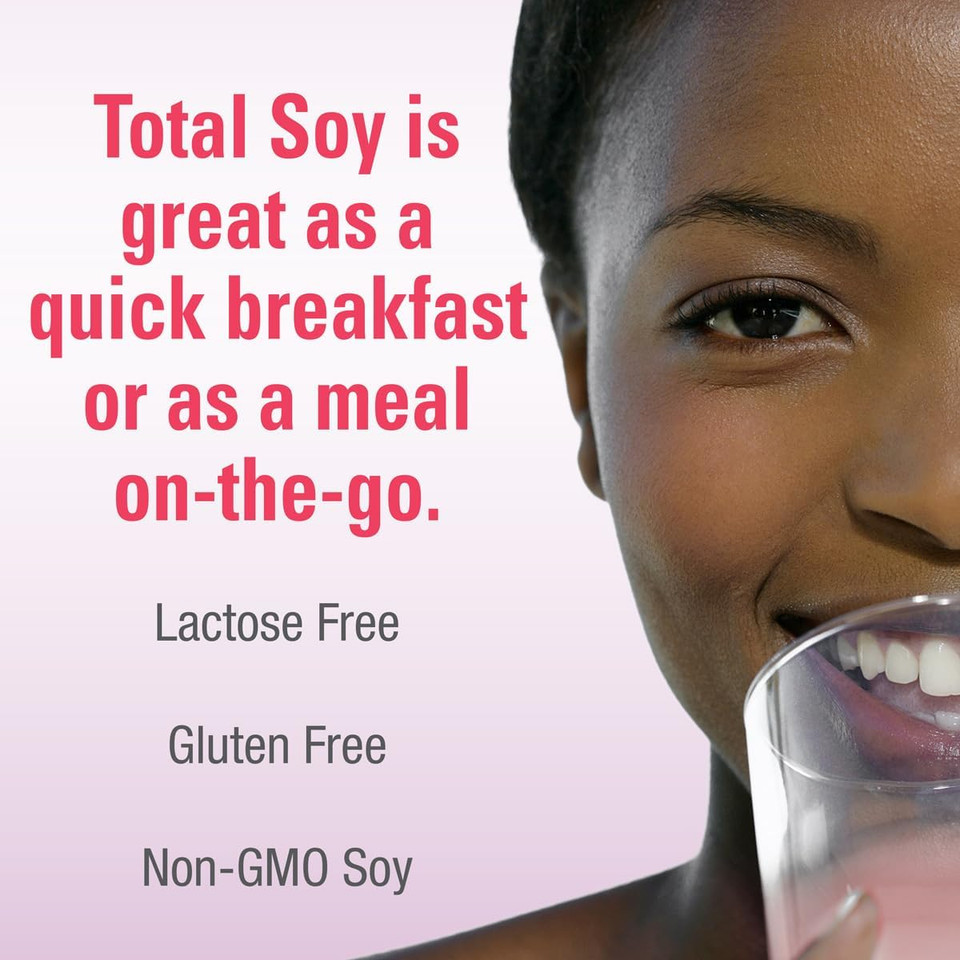Naturade Total Soy Protein Powder - 13G Protein & 150 Calories Per Servings- Non-Gmo Soy - 0G Trans Fat - Lactose & Gluten Free - Strawberry Creme (13 Servings)