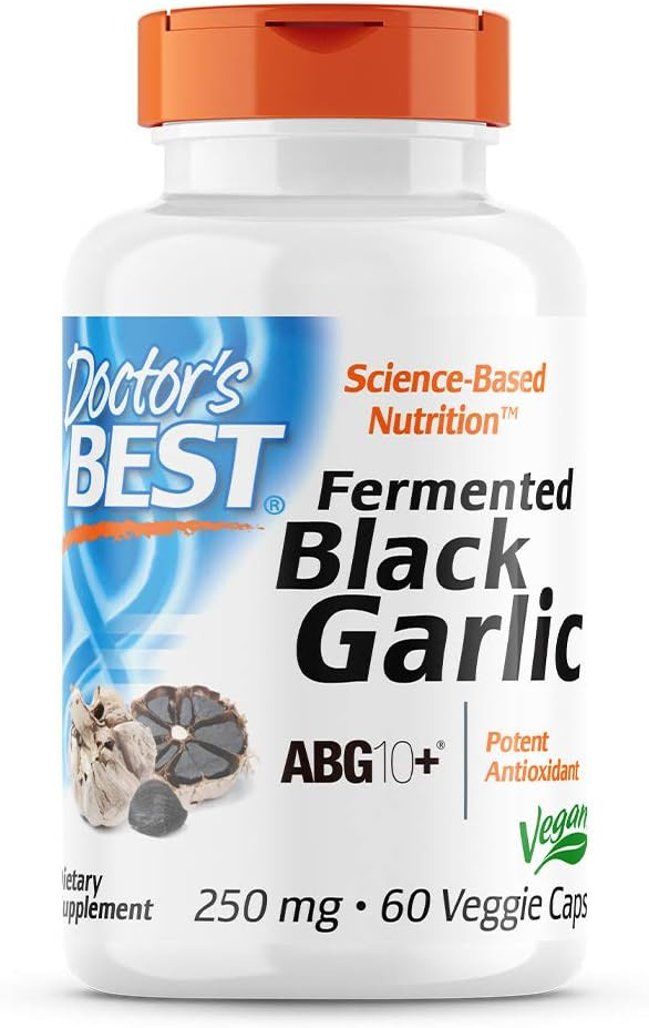 Doctor'S Best Black Garlic Extract Abg10+ ® Boost Immunity Potent Antioxidant, 60 Count