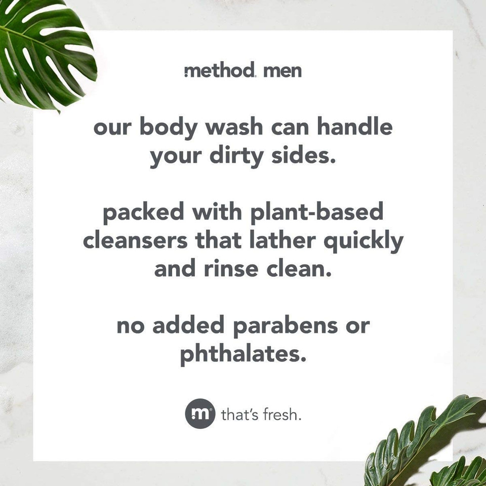 Method Men Body Wash, Juniper + Sage, Paraben And Phthalate Free, 18 Fl Oz (Pack Of 1)