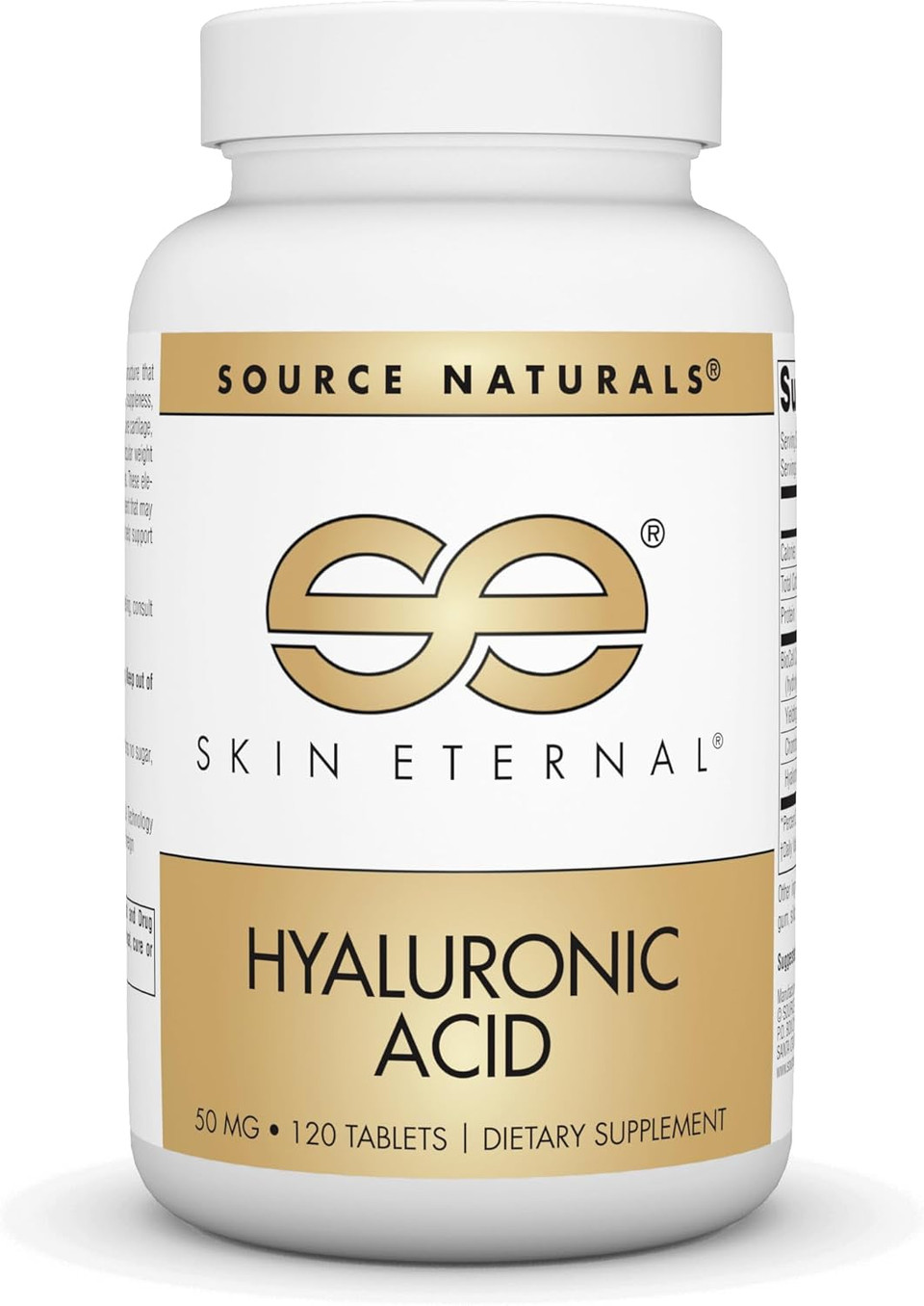 Source Naturals Skin Eternal Hyaluronic Acid, 50mg - 120 Tablets