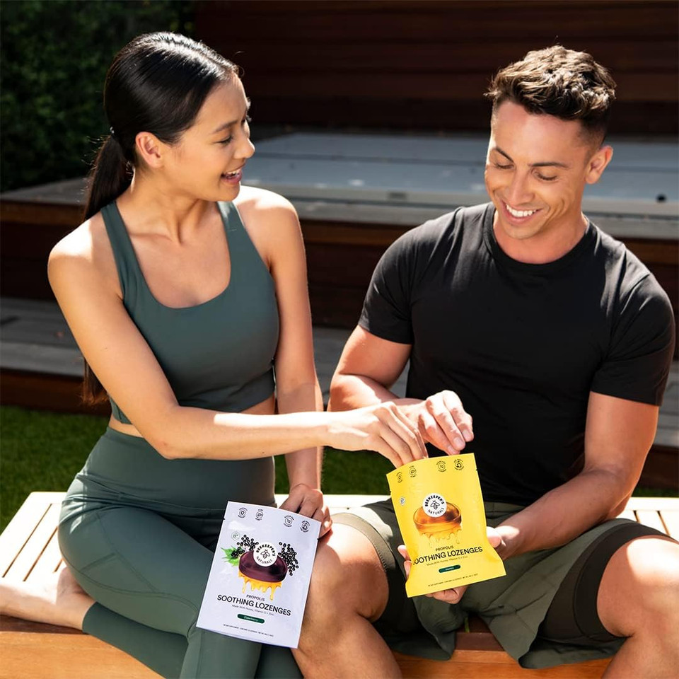 Soothing Honey Cough Drops - Immune Support With Vitamin D, Zinc And Propolis - By Beekeeper'S Naturals - Throat Soothing Lozenges, 14 Ct Soothing Honey Cough Drops - Immune Support With Vitamin D, Zinc And Propolis - By Beekeeper'S Naturals - Throat Soothing Lozenges, 14 Ct