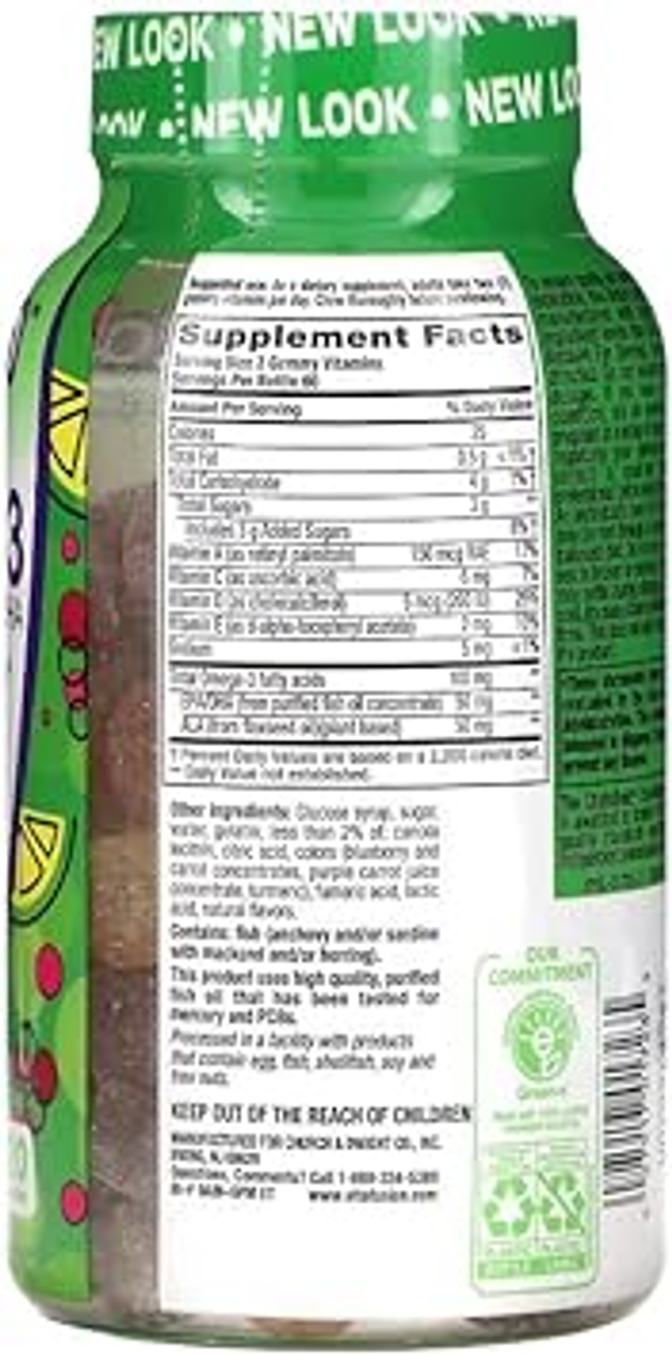 Vitafusion Omega-3 Gummies, 240 Count