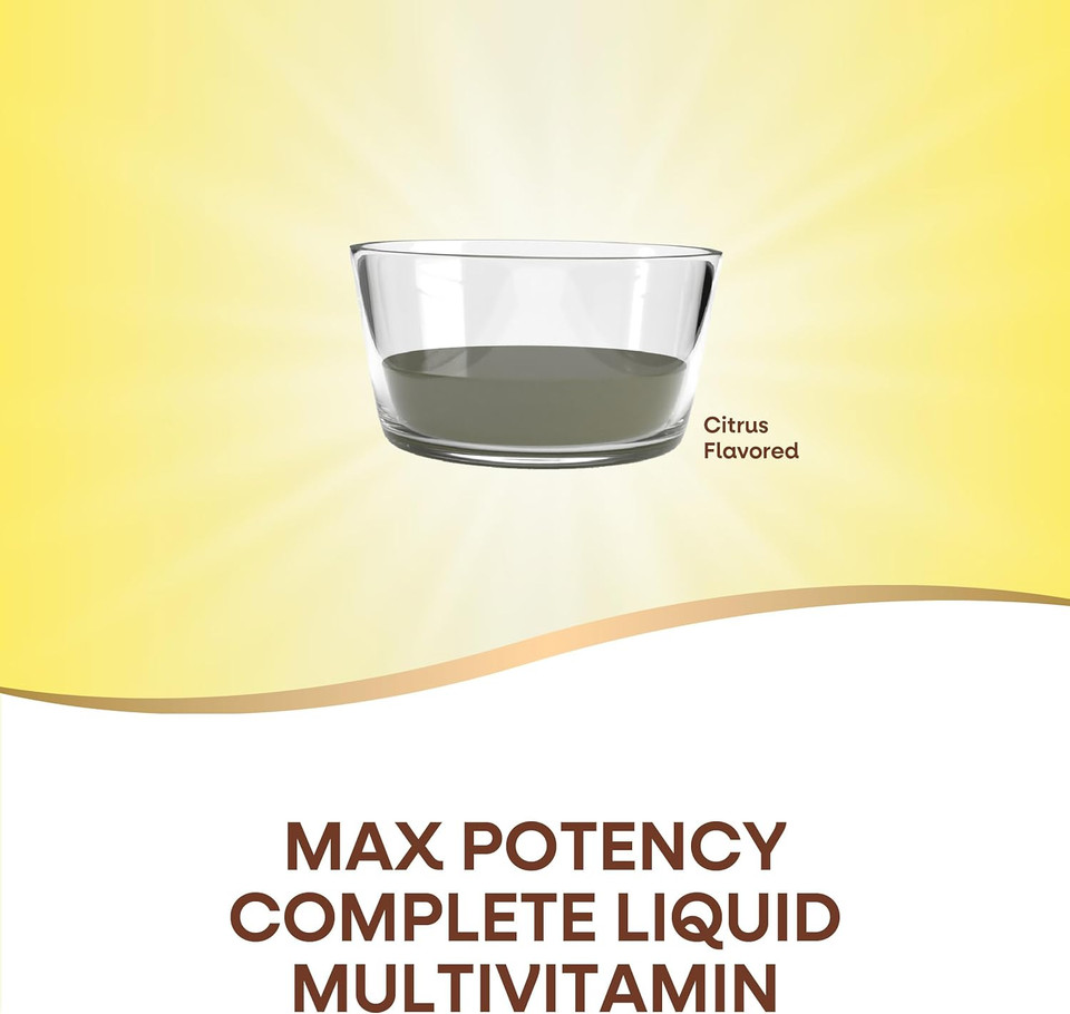 Nature'S Way Alive! Max Potency Complete Liquid Multivitamin, Antioxidants Beta Carotene, Vitamins C & E, And Food-Based Blends, Citrus Flavored, 30.4 Fl Oz (Packaging May Vary)