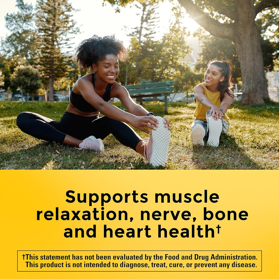 Nature Made High Absorption Magnesium Glycinate Gummies 100 Mg Per Serving, Muscle, Nerve, Bone And Heart Support, 40 Gummy Magnesium Supplement, 20 Day Supply